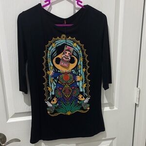 ¡AY GÜEY! Black Virgin of Guadalupe Graphic T-Shirt (New with Tag)
